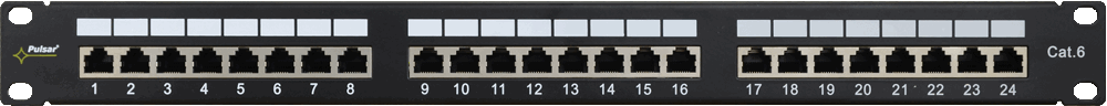 RP-F24V6 - PULSAR Patch Panel 24 porte/FTP/Cat6