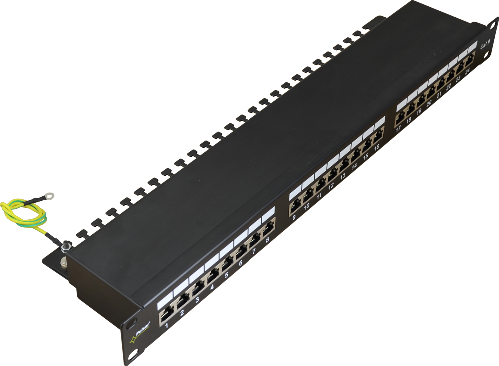 RP-F24V6 - PULSAR Patch Panel 24 porte/FTP/Cat6