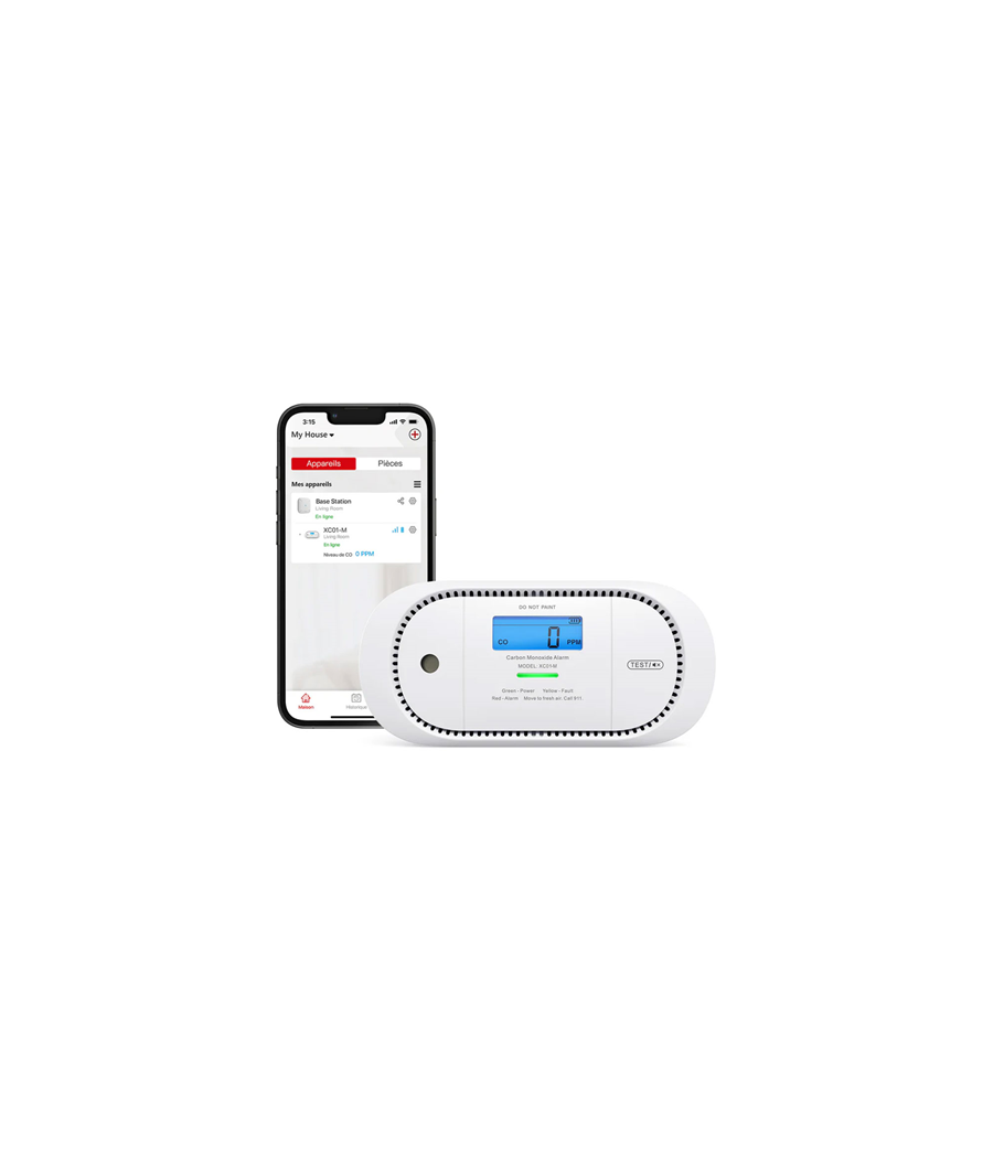 FOC-955 - X-SENSE Rilevatore autonomo di monossido di carbonio Link+ Pro