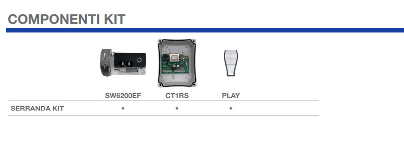 KSHUTTER - KIT for the automation of shutters